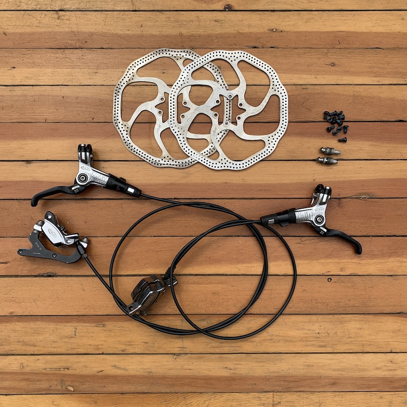 Avid Code 4piston brakes w/ Ø200mm HS1 rotors (1284) For Sale