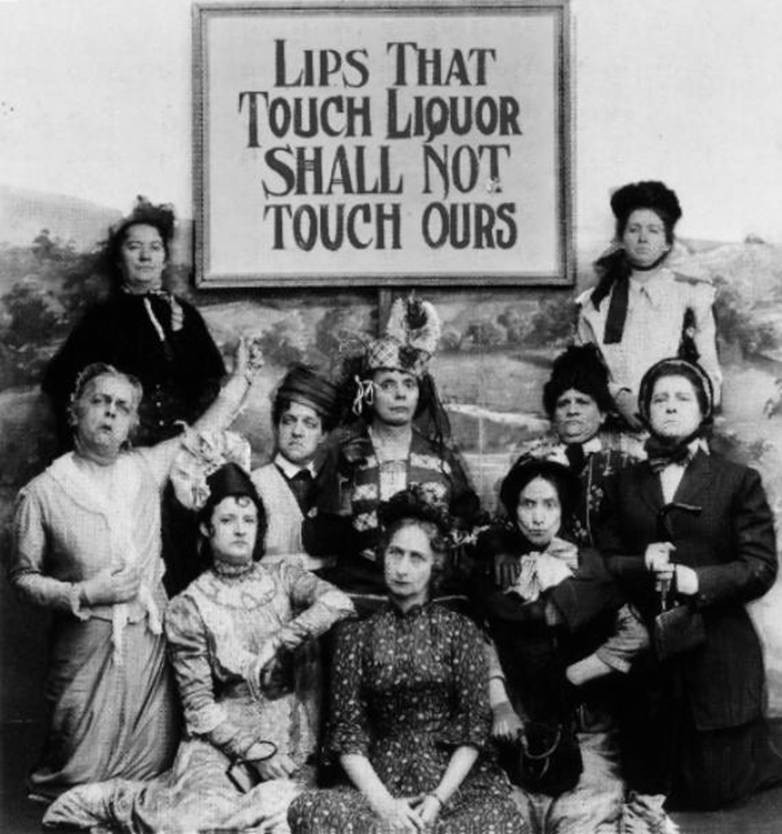 this photo was taken around 1919 before the prohibition....really would you stop drinking???