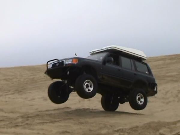 camping trip at pismo getting air in our wagon