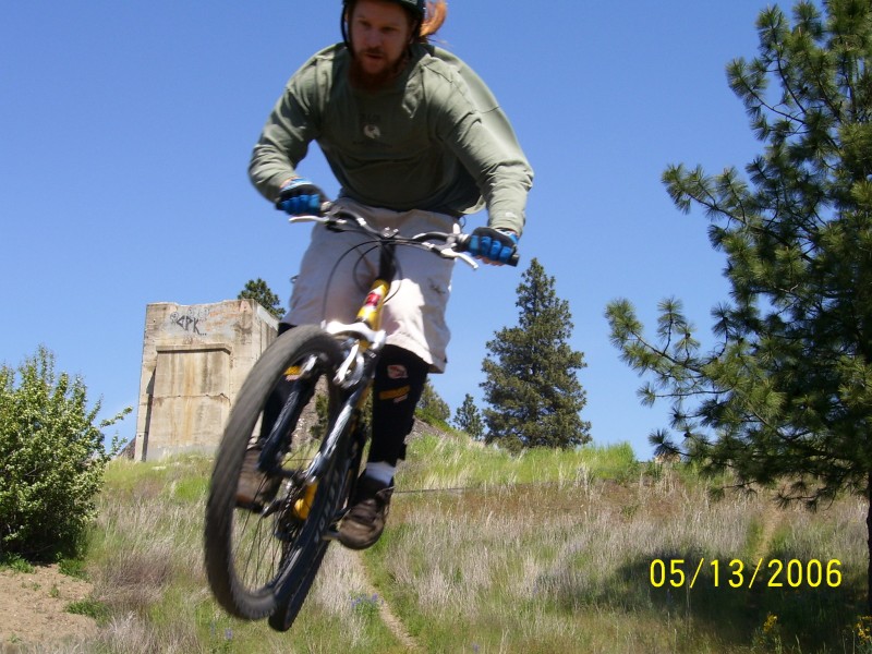 Underbiking/clunkerjumping, I used to jump whatever I had, it was fun anyway