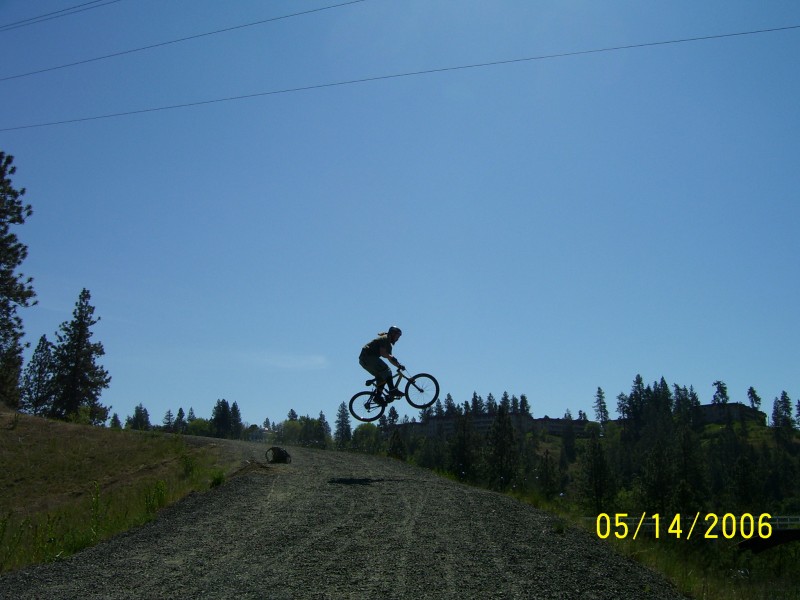 Underbiking/clunkerjumping, I used to jump whatever I had, it was fun anyway