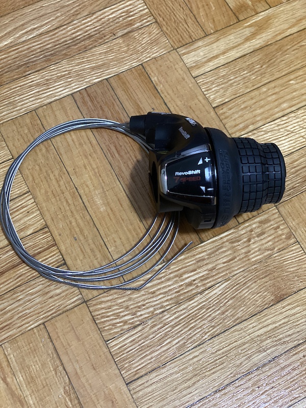 Shimano RevoShift SL-RS35 – Cambio A Manopola 3/6/18 Velocità – Nero, Nuovo Per MTB