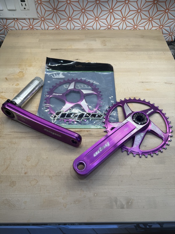 トップス REOPARDCROP_T PINK crank 2021 Hope tech RX crankset For Sale
