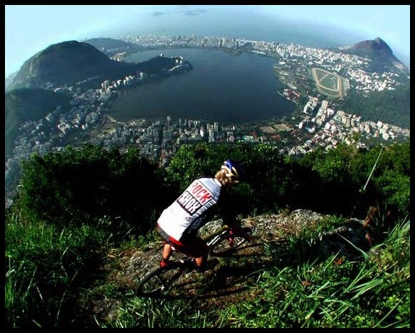 Hans Rey trip in the city of the Rio de Janeiro-Brazil