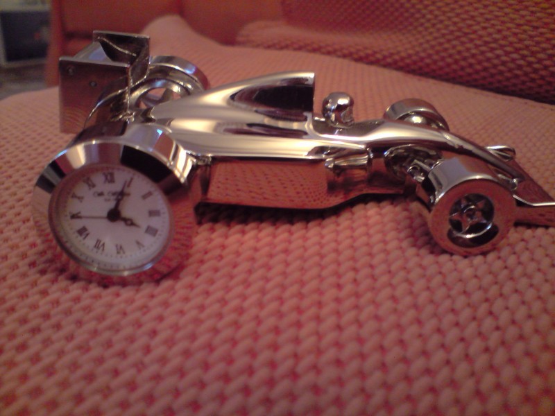 Formula 1 car Clock .. For sale.
