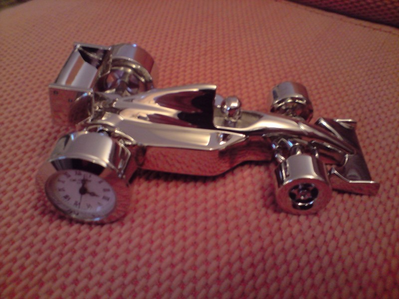 Formula 1 car Clock .. For sale.
