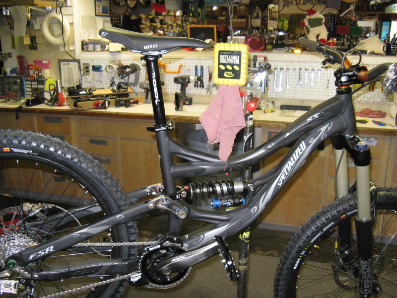 2009 sx trail on the scale