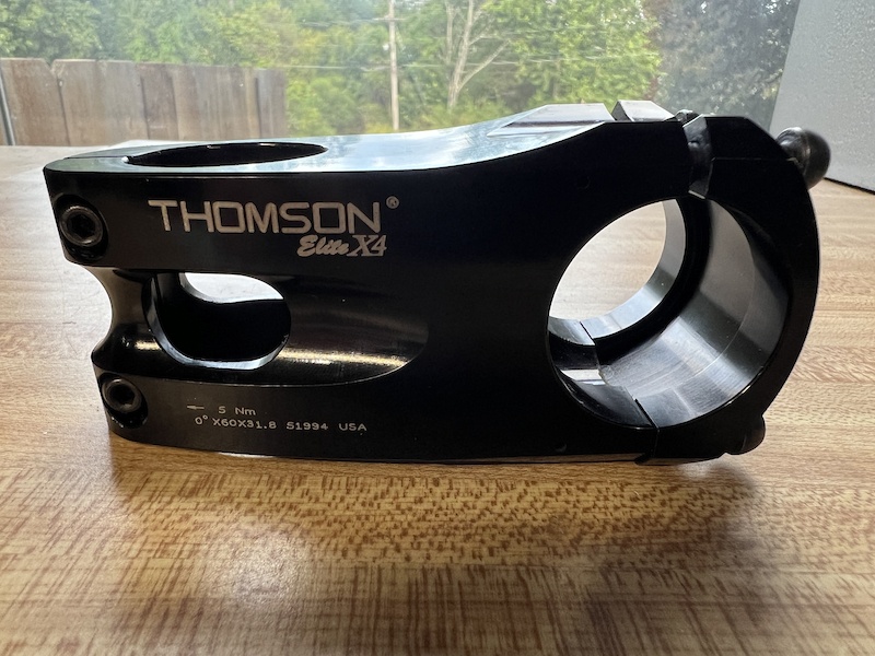 Thomson Elite X4 31.8mm X 0 X 60mm Stem For Sale