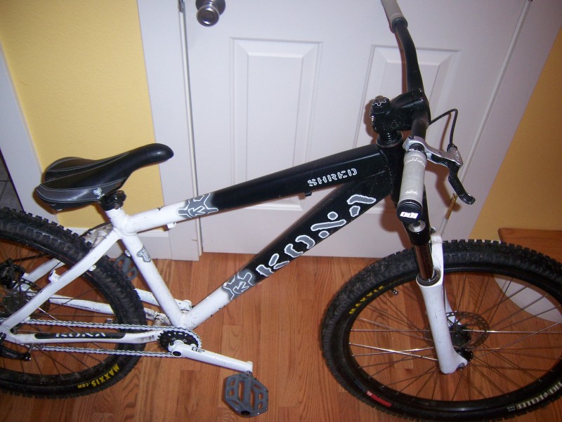 My bike with new grips, cranks, pedals, chain, and sprocket