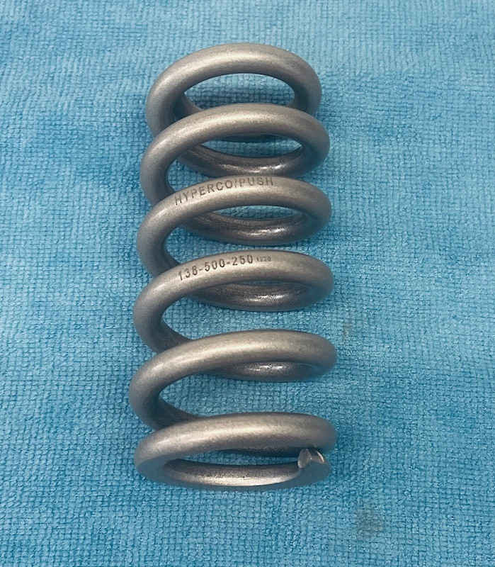 Push Coil Spring - 250 Series - 60-65mm stroke - 500lb For Sale
