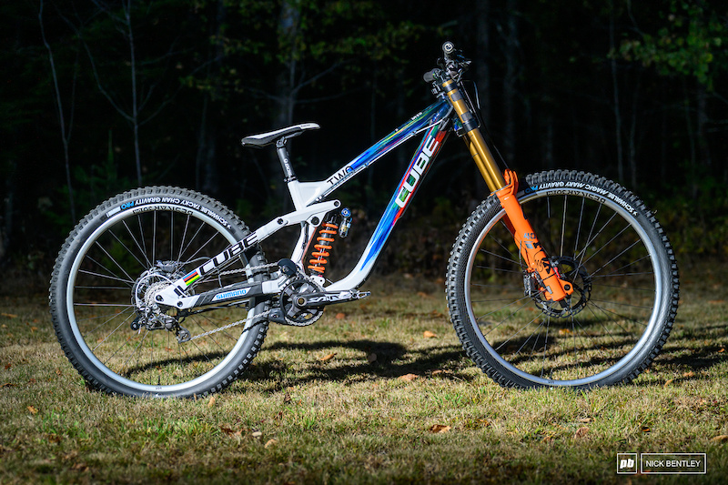 Bike Check: Rosa Zierl's Cube Two15 - Lake Placid DH World