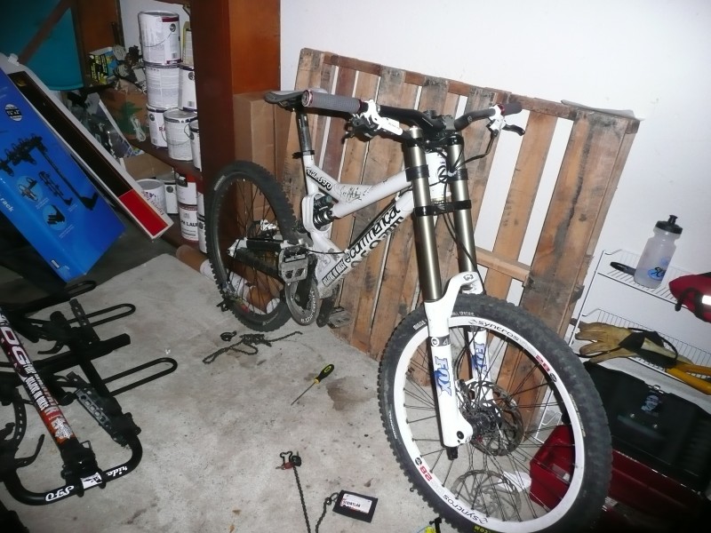 The last picture of my bike built up ever. :(