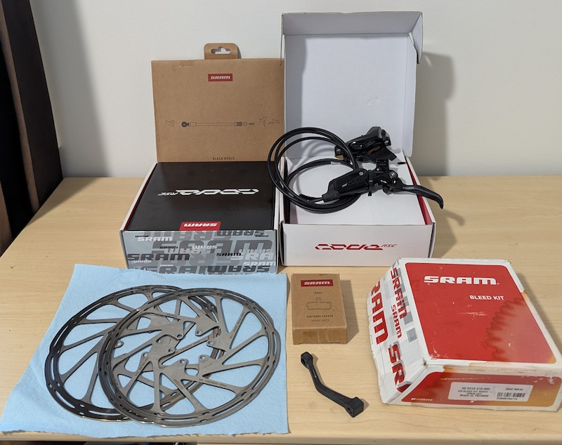 Sram Code Rsc Rebuild Kit 2025 BRAND NEW SRAM code RSC brake set, with extras For Sale