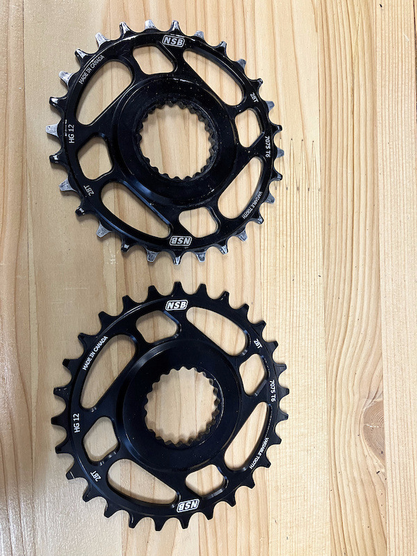 NSB Shimano HG 12 direct mount 28 tooth chainrings For Sale