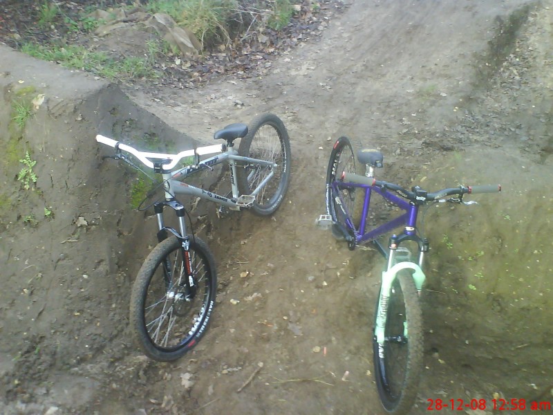 mine and james bike