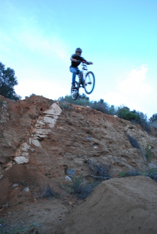 Our freeride team sessioning more cliffs.