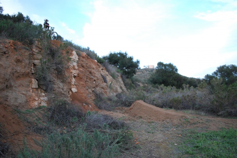 Our freeride team sessioning more cliffs. this is 19 ft, to almost flat as you can see