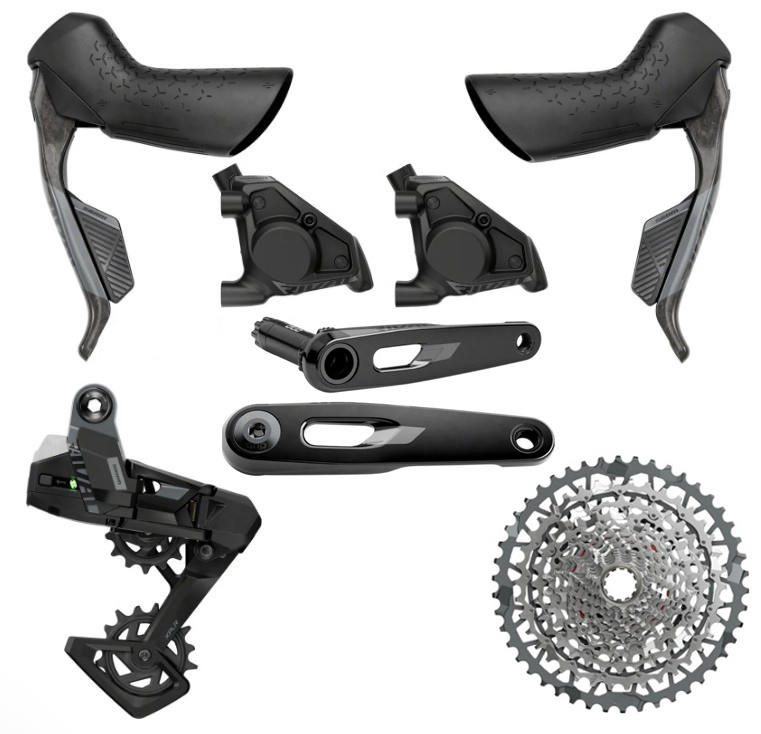 2025 NEW SRAM Rival XPLR AXS E1 Groupset 1x 13-speed UDH For Sale