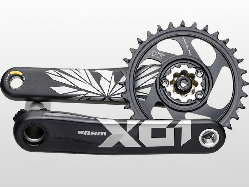SRAM XO1 カーボンクランク MTB dub BOOST 170mm32t NEW SRAM X01 Eagle Boost DUB Crankset 175mm 32t For Sale