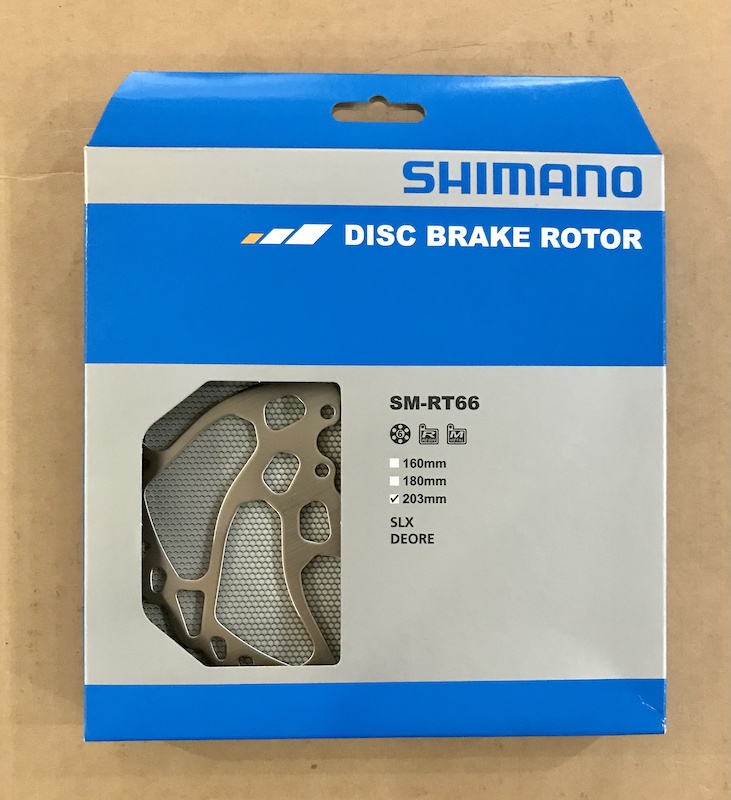 2025 SHIMANO SM-RT66 SLX 6-bolt Disc Rotor 203mm - NEW For Sale