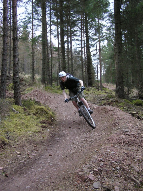 Trip to ride the moray monster trails at forres in Feb 08.