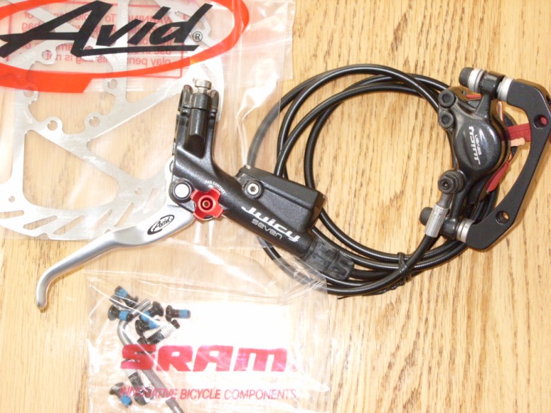AVID JUICY 7 REAR HYDRAULIC DISC BRAKE 203mm NEW!!! For Sale