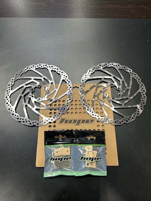 2025 Hope Fixed Disc 200mm + Sintered Pads For Sale