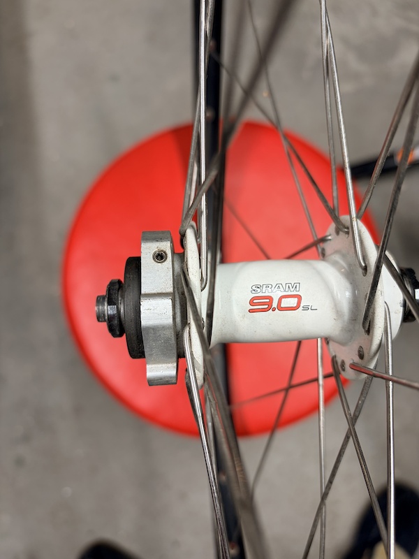 Vintage sram 9.0 sl hub with disc adapter 26” wheel For Sale