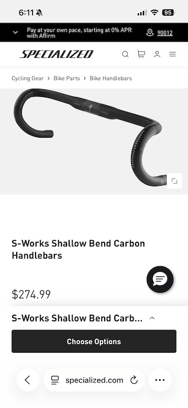 S-WORKS CARBON SHALLOW BAR 380 【公式通販】