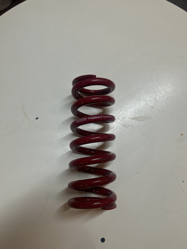 Rockshox 500lb 57.5-65mm red coil spring For Sale
