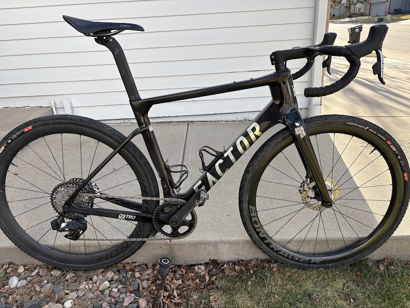 2023 Factor Ostro Gravel 56 Sram Red, Black Inc For Sale