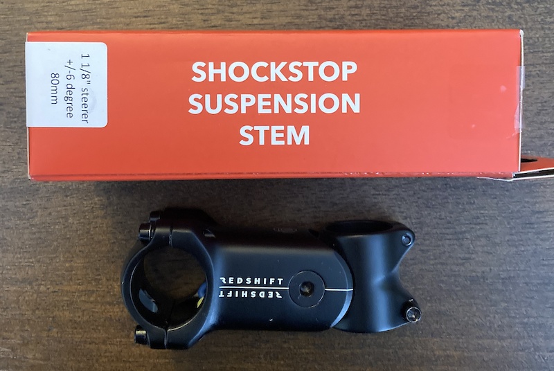 REDSHIFT ステム 80mm 1 1/8インチ +/-6度 ShockStop PRO Suspension Stem – Redshift Sports