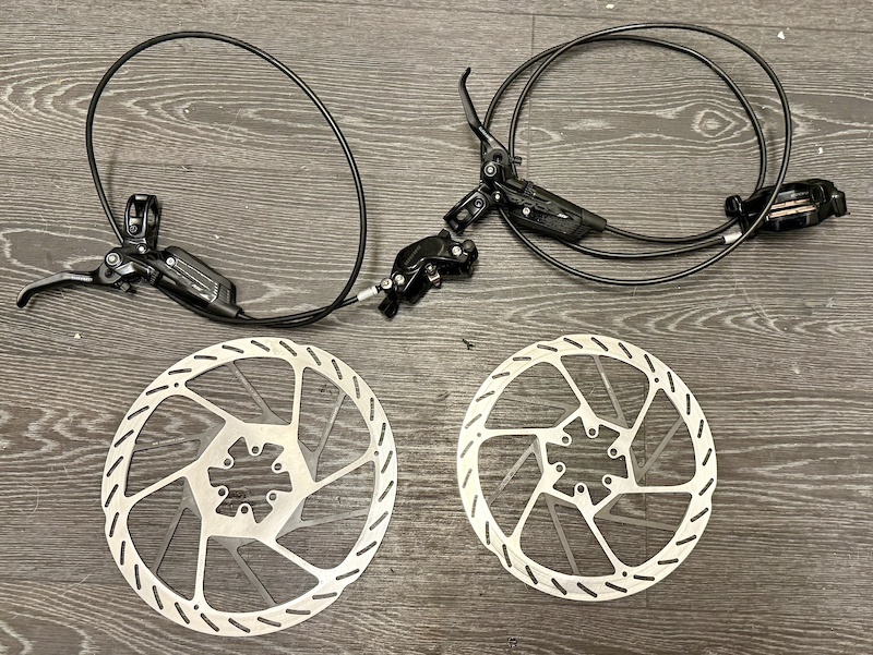 Red Sram Code Rsc Brake 2025 New SRAM CODE RSC brake set w/220 &200 rotors For Sale