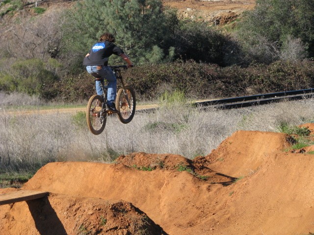 just me taking pictures at the jumps