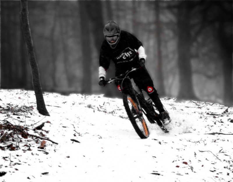 an edit of me riding in the snow