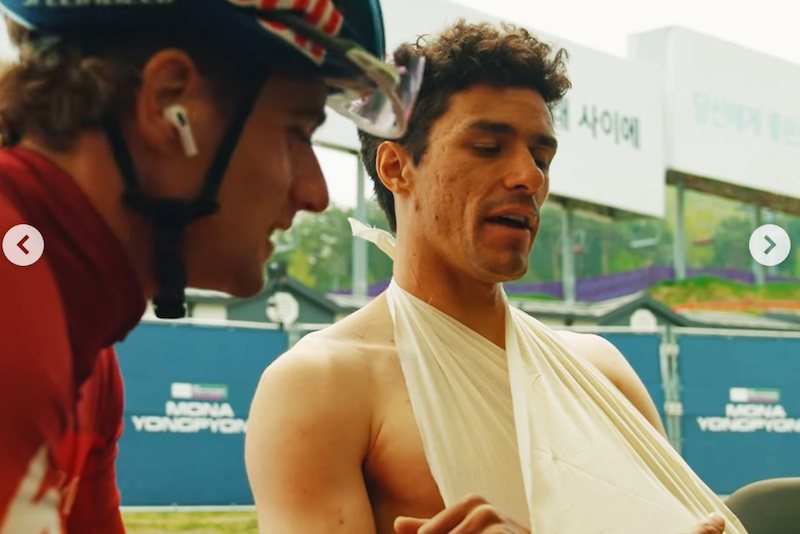 Christopher Blevins Out of the South Korea World Cup with a Broken Collarbone