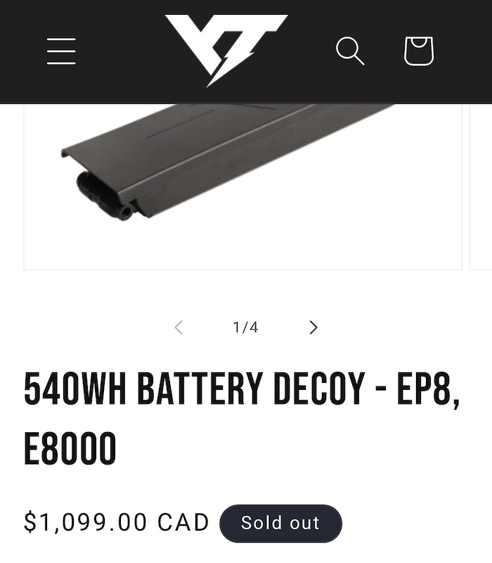 2024 YT 540 battery and charger ep8 For Sale 2024 YT 540 battery and charger ep8 For Sale