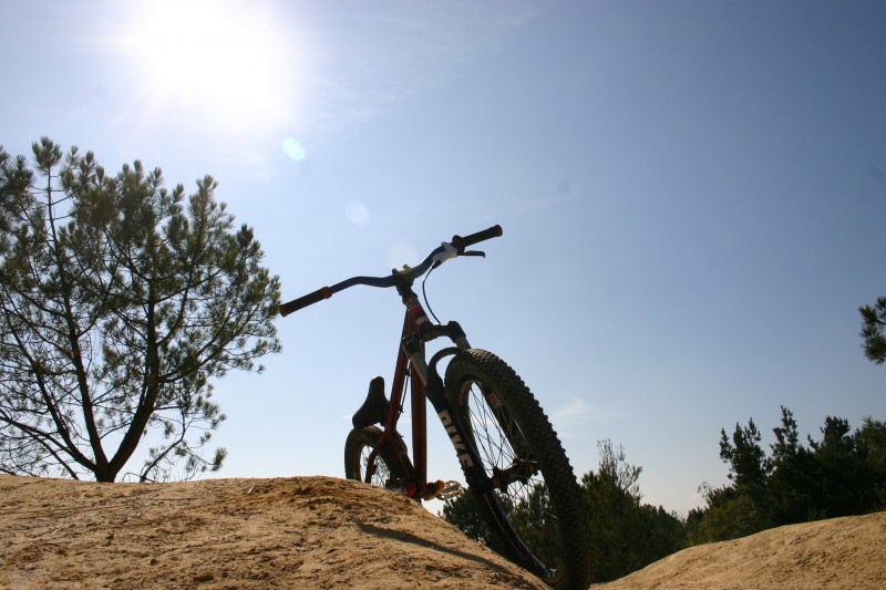 My Bike Against The Sun :)