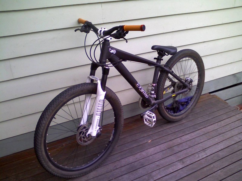 my bike with new stickers and grips