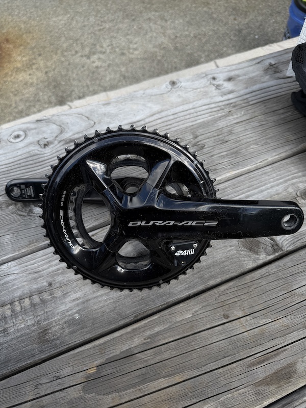 2024 Shimano Dura-Ace 9200 52/36 DualSided Power Meter 4iii For Sale
