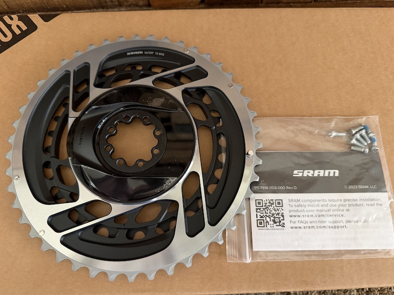 2025 SRAM RED E1 2x Chainring Kit 46/33T For Sale