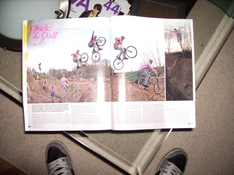 me in a dutch mtb magazine called the mountainbike plus