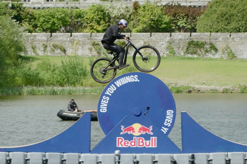 Danny MacAskill and Kriss Kyle vs 'Impossible' Floating Obstacle Course