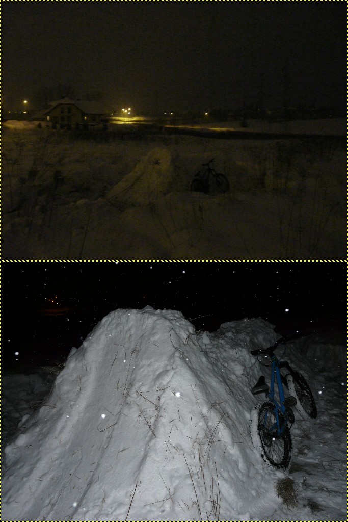 Snow jump almost done:D Maybe some snow jumps tomorrow:D