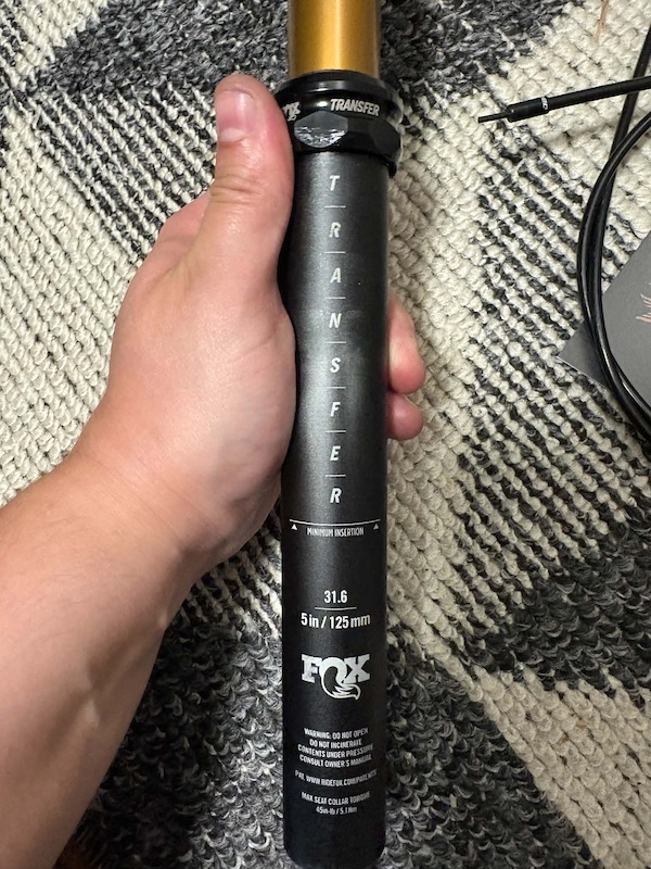 2022 Fox Factory Transfer 125mm 31.6mm For Sale