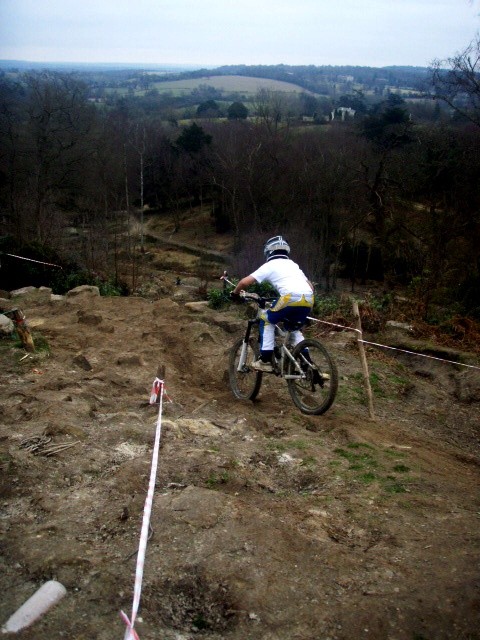 riding the new line in the rockgarden
