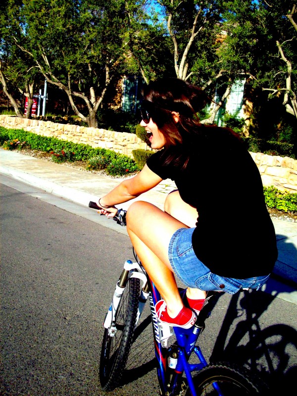 uahh this is how i ride my bicycle:)
