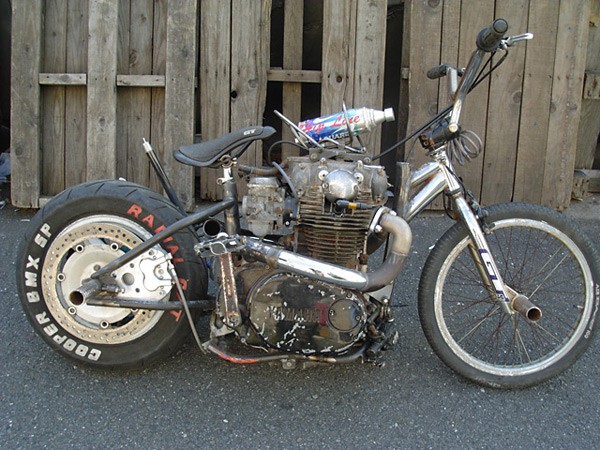 bmx with a 250cc