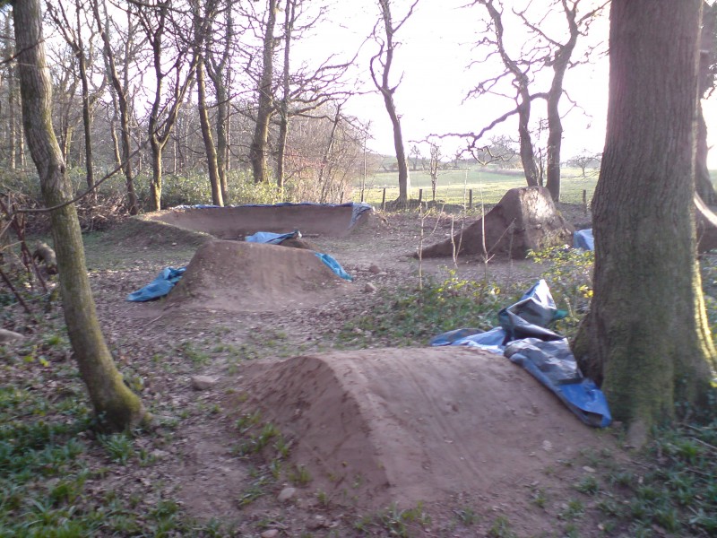 Rode the berm today first time since last summer - 16/03/09