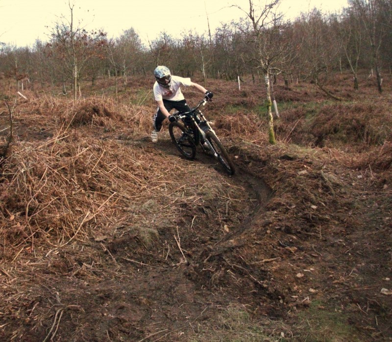 foot out in a berm- pic by craig